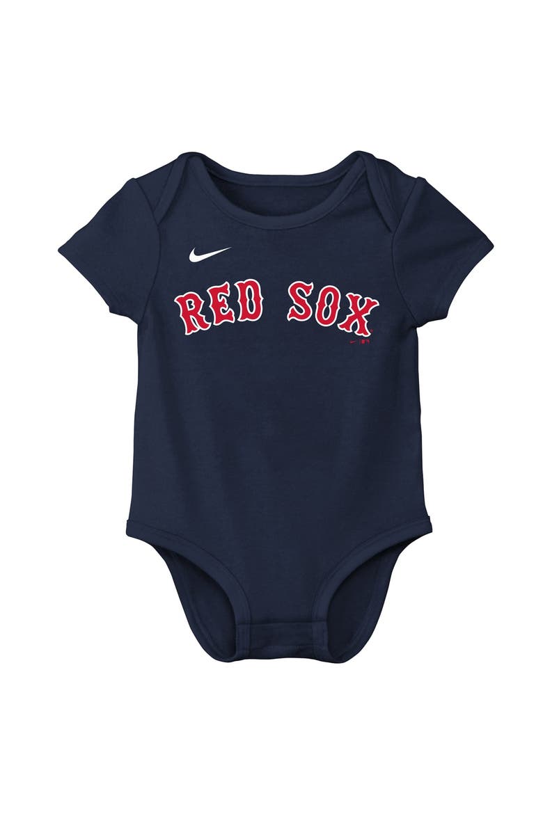 Newborn & Infant Nike David Ortiz Navy Boston Red Sox Name & Number Bodysuit, Alternate, color, Navy