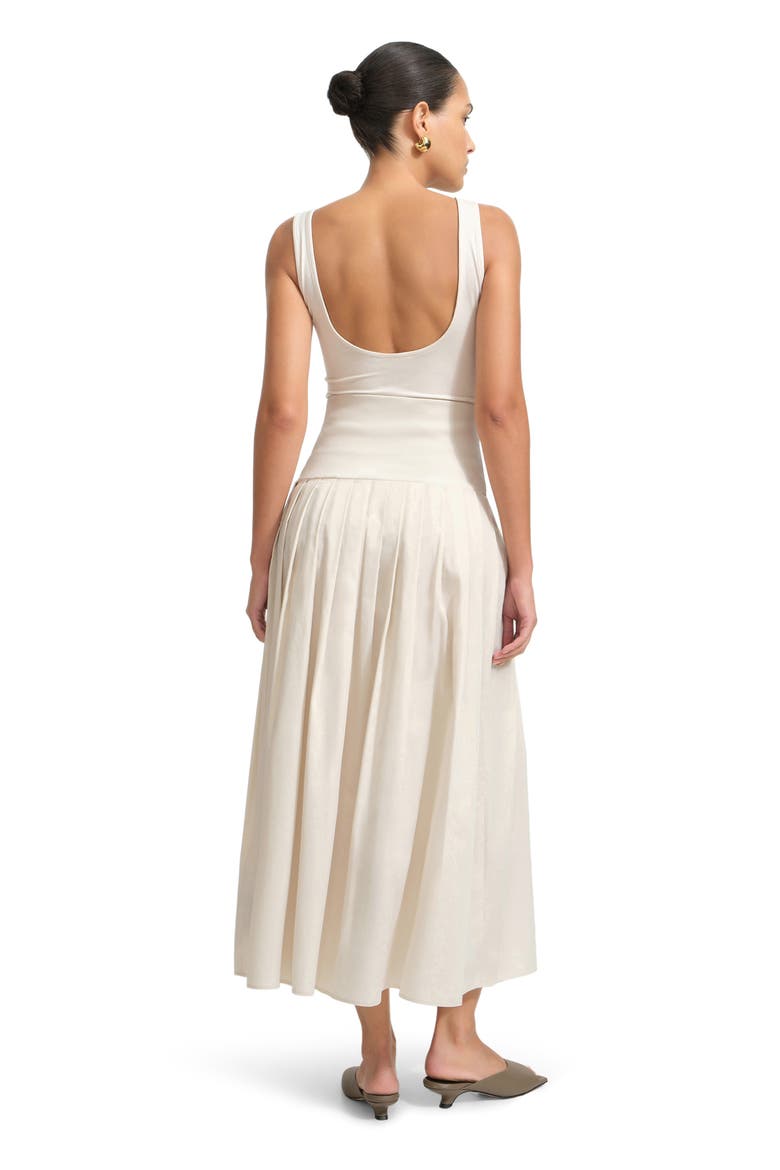 Kenmare Pleated Maxi Skirt, Alternate, color, CREAM