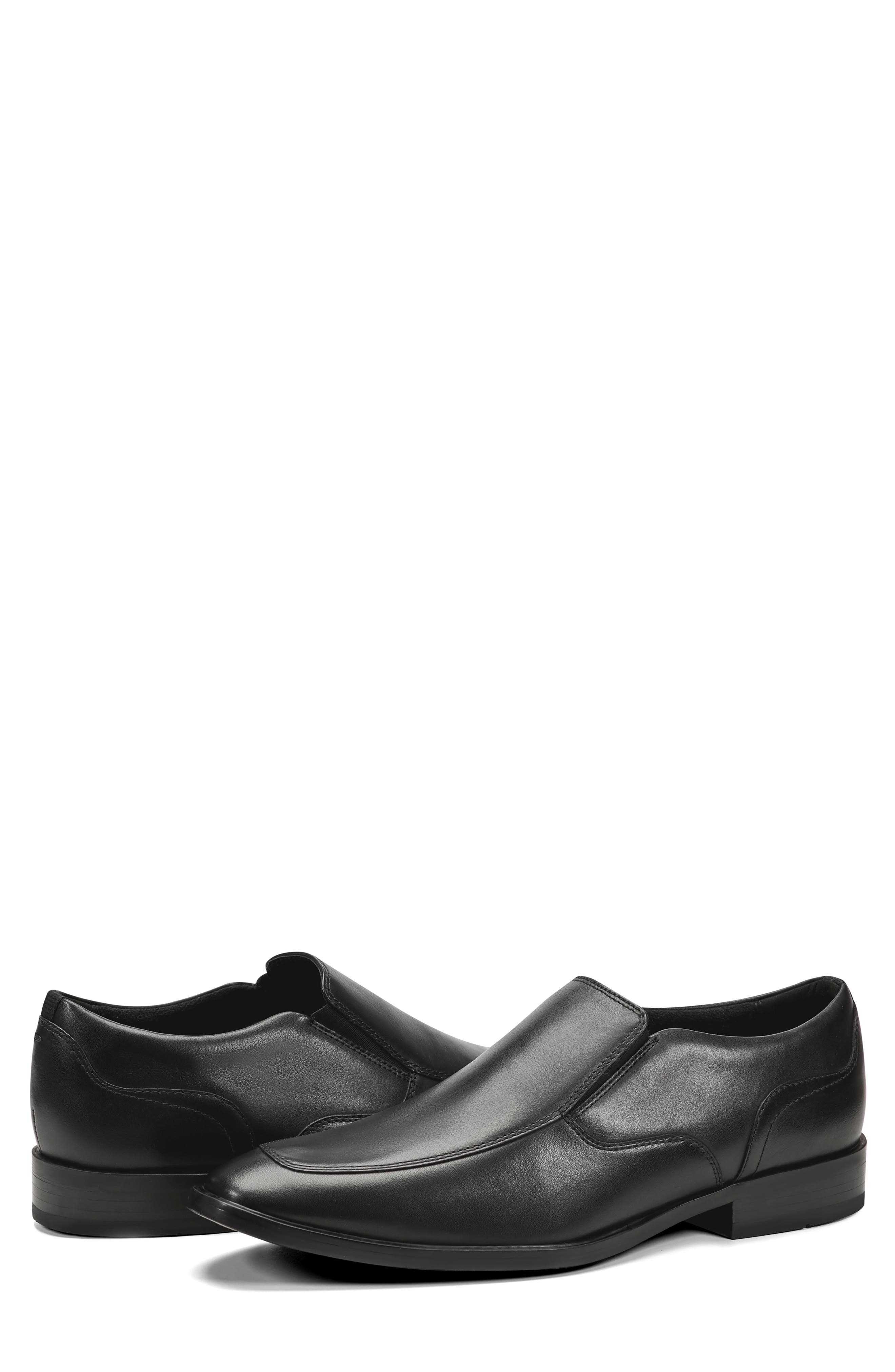 Rockport Darrek Apron Toe Slip-On Shoe, Alternate, color, Black