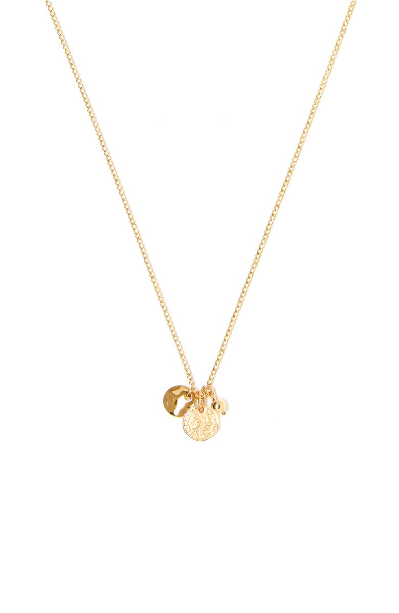 Tess + Tricia Trio Charm Necklace, Main, color,