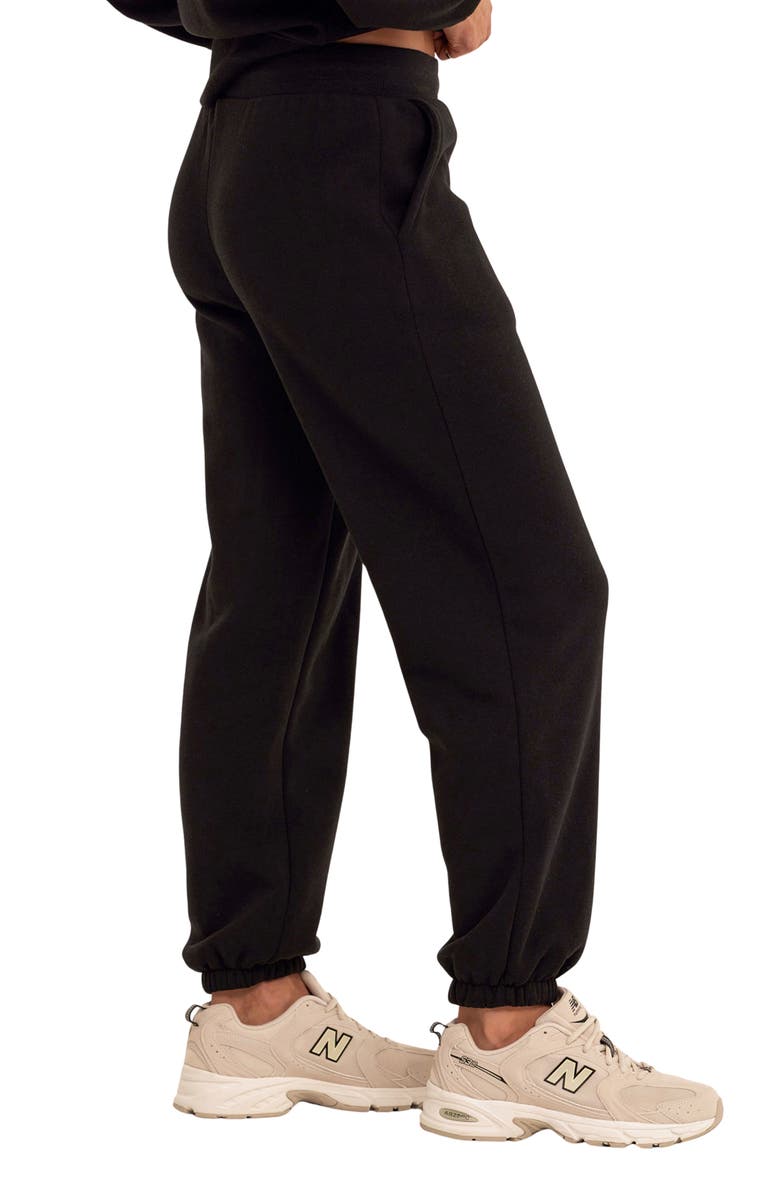 Threads 4 Thought Jayla Fleece Sweatpants, Alternate, color, Black