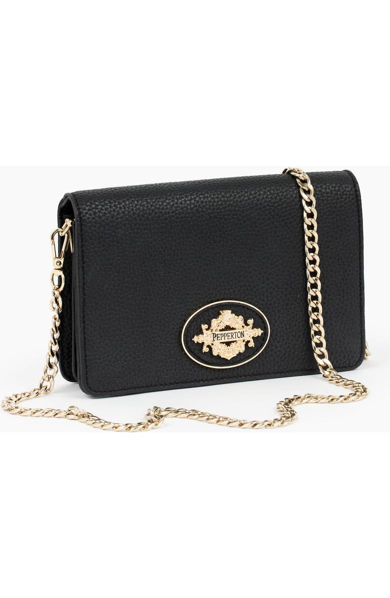 Pepperton Collection St. Laurence Small Crossbody, Main, color, Onyx