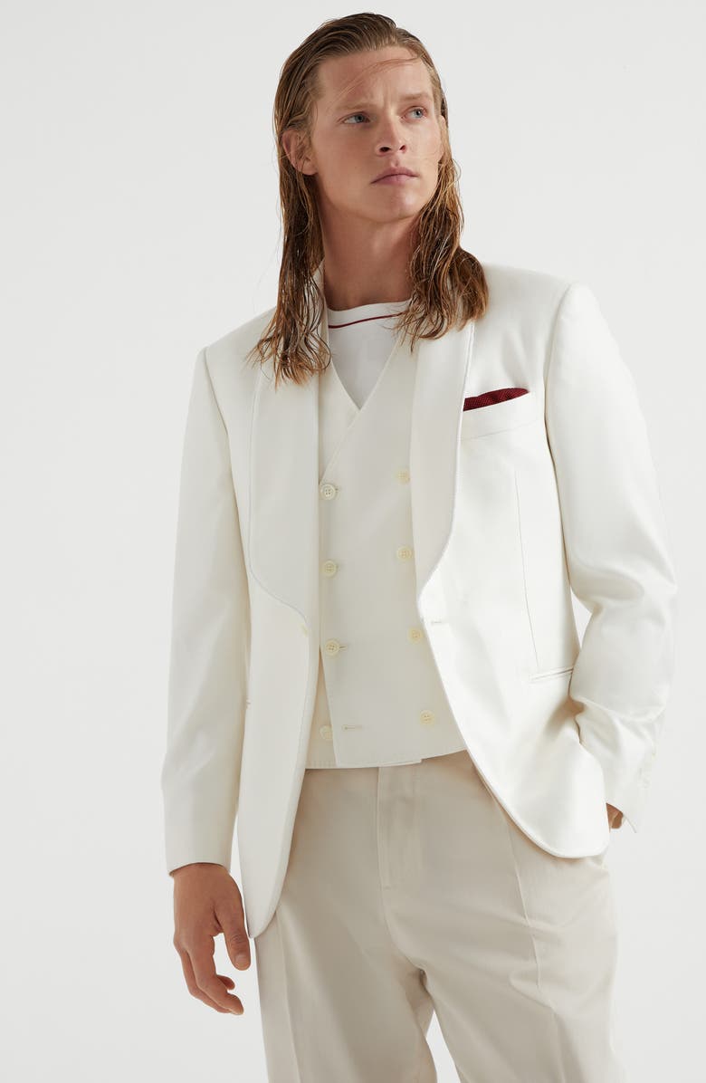 Brunello Cucinelli Tuxedo Jacket, Alternate, color,