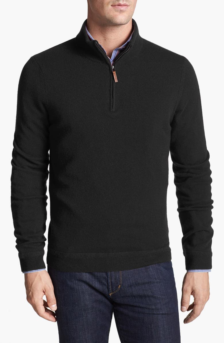 Nordstrom John W. Nordstrom<sup>®</sup> Half Zip Cashmere Sweater, Main, color, 