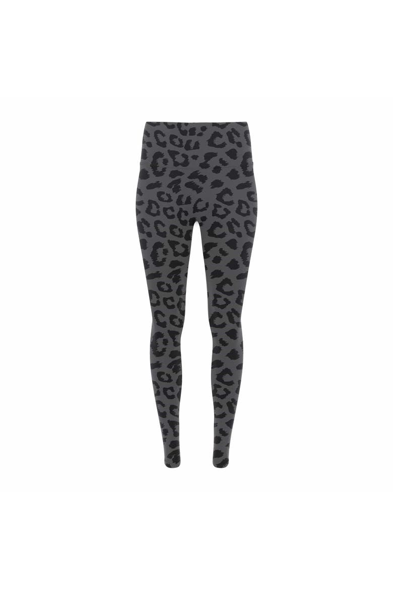 Sara Organic Cotton Legging, Main, color, Dark Heather Cheetah
