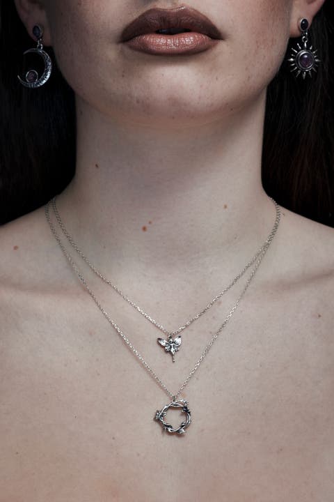 Maypole Sterling Silver Fairy Necklace