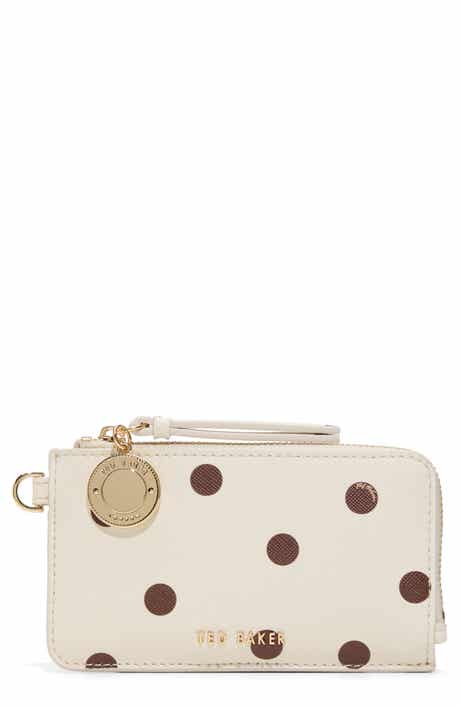 Ted Baker Lulu Polka Dot Faux Leather Wallet