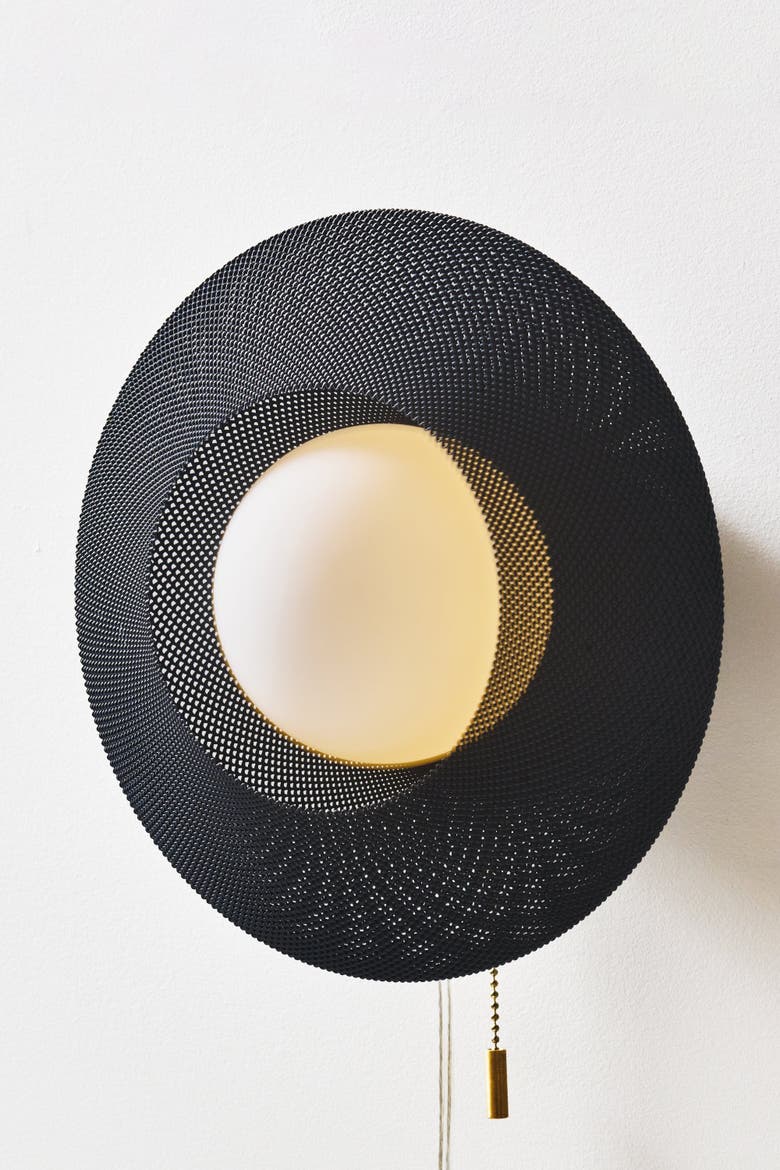 Helios Sconce, Main, color, Matte Black