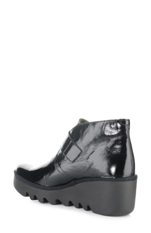 Fly London Brit Wedge Bootie In Black