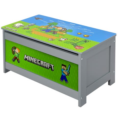 23.6 Inch Wooden Storage Chest, Seating and Storage For Toys, Games