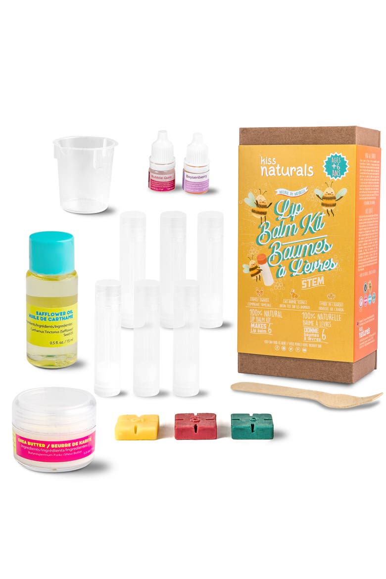 Lip Balm Making DIY Organic Beauty Craft, 2 Flavors, Kids 6+, Alternate, color, Multicolored