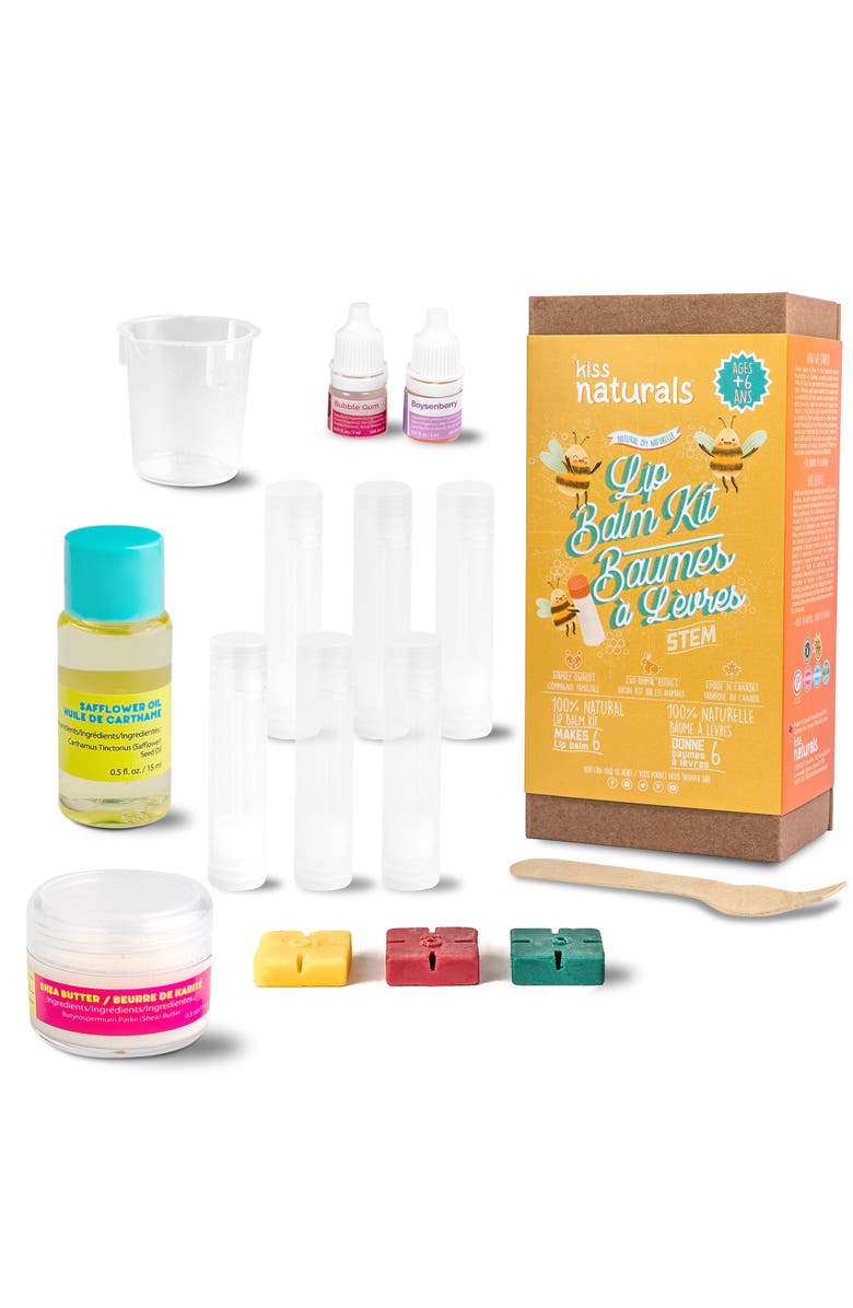 Kiss Naturals DIY Lip Balm Making Craft Kit for Kids, Alternate, color, 