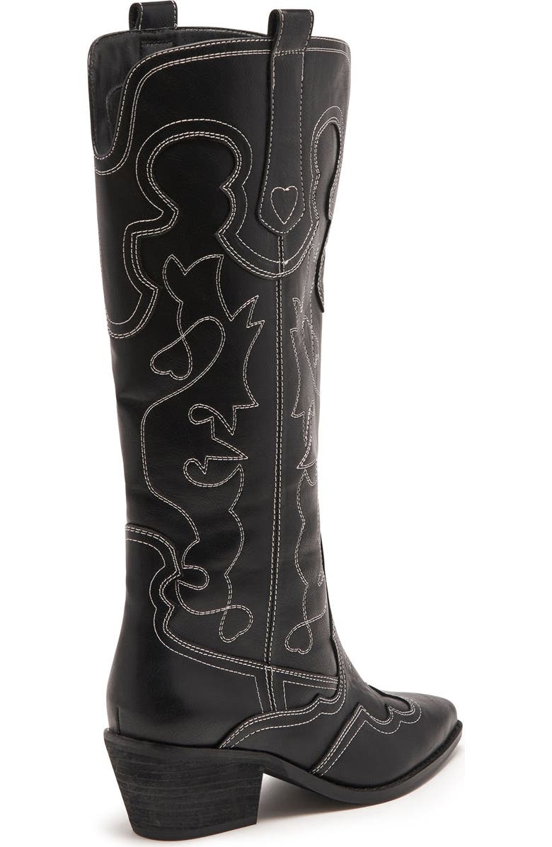 Therapy Australia Malvin Western Boot, Alternate, color, Black Smooth Pu