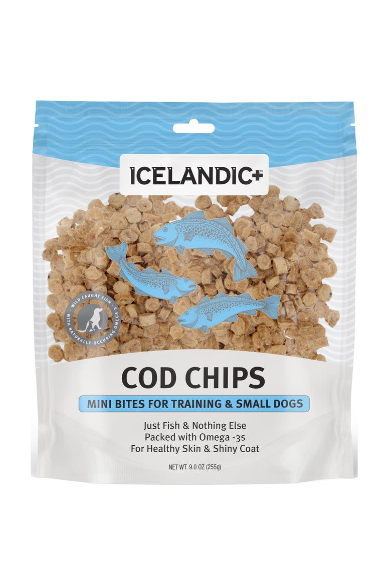 Cod 9oz Dog Treats, Main, color, Brown