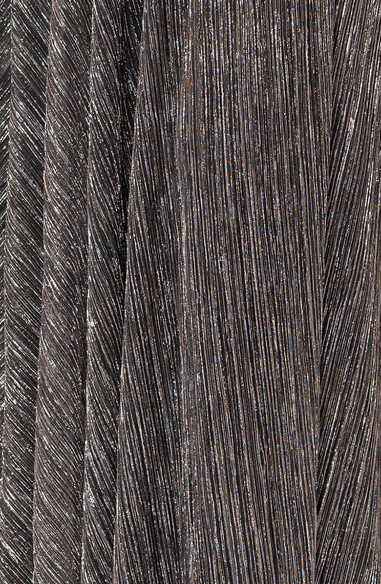 Betsy & Adam Bead Detail Metallic Gown, Alternate, color,