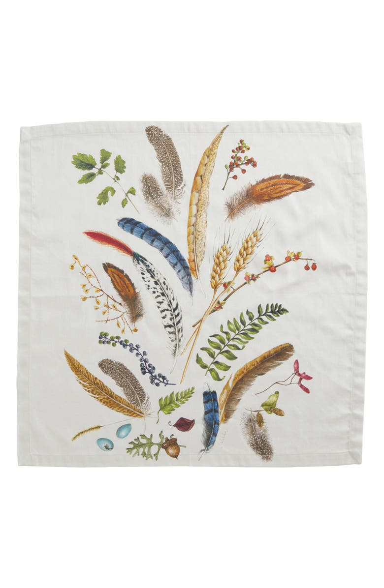 Juliska Forest Walk Cotton Sateen Napkin, Alternate, color, Cafe Au Lait