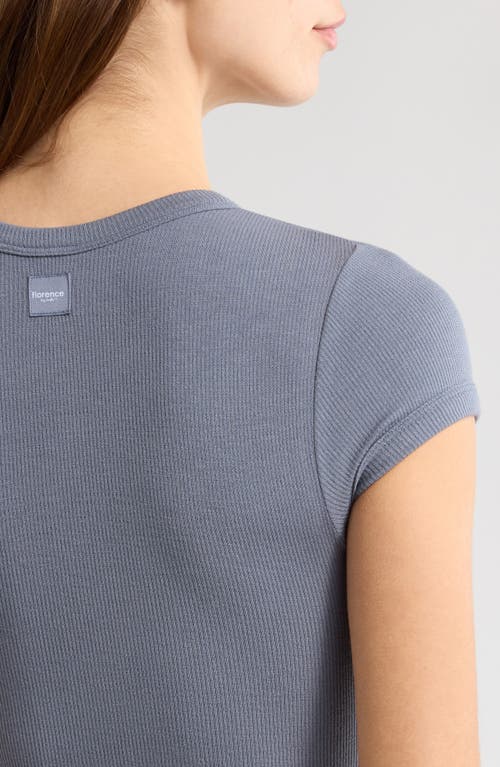 Florence By Mills Rib Baby T-shirt In Grisaille