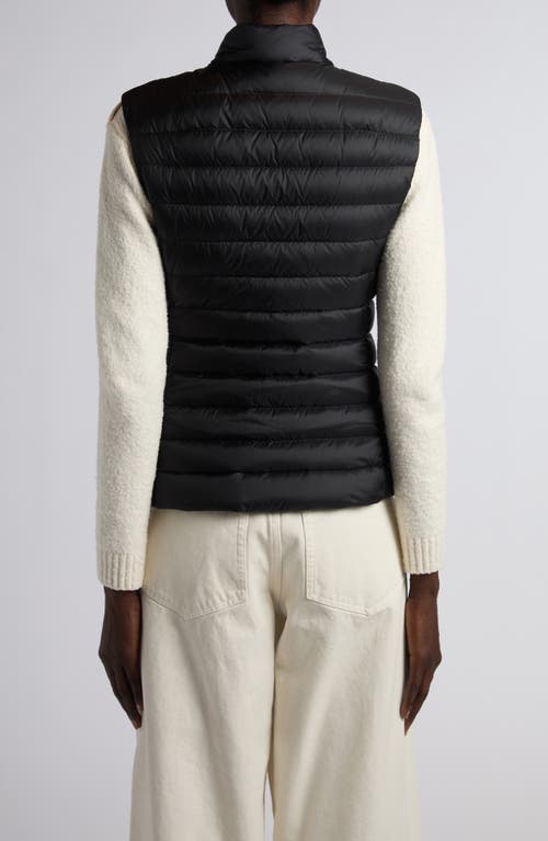 Moncler Igens Water Repellent Down Puffer Vest In Black