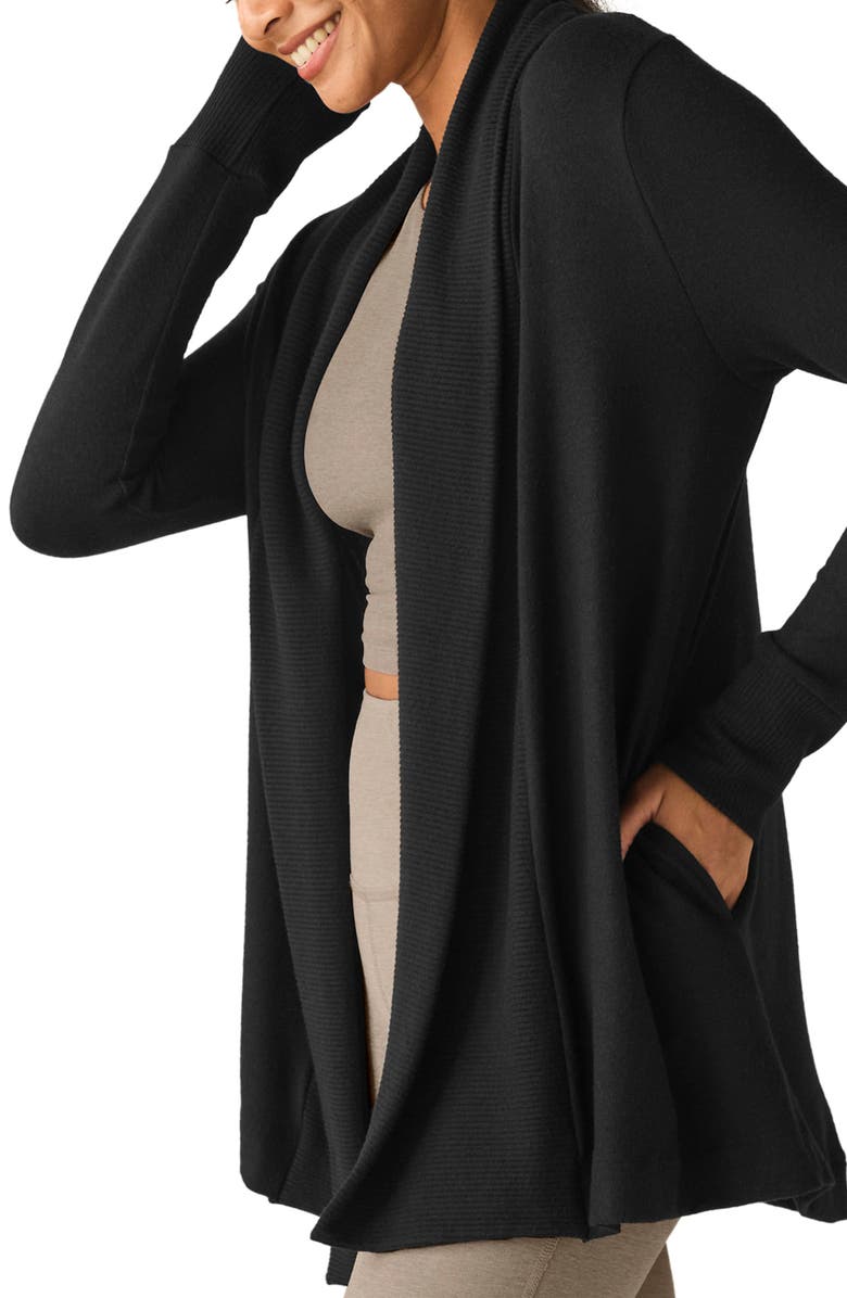 Beyond Yoga Relax Rib Cardigan, Alternate, color,