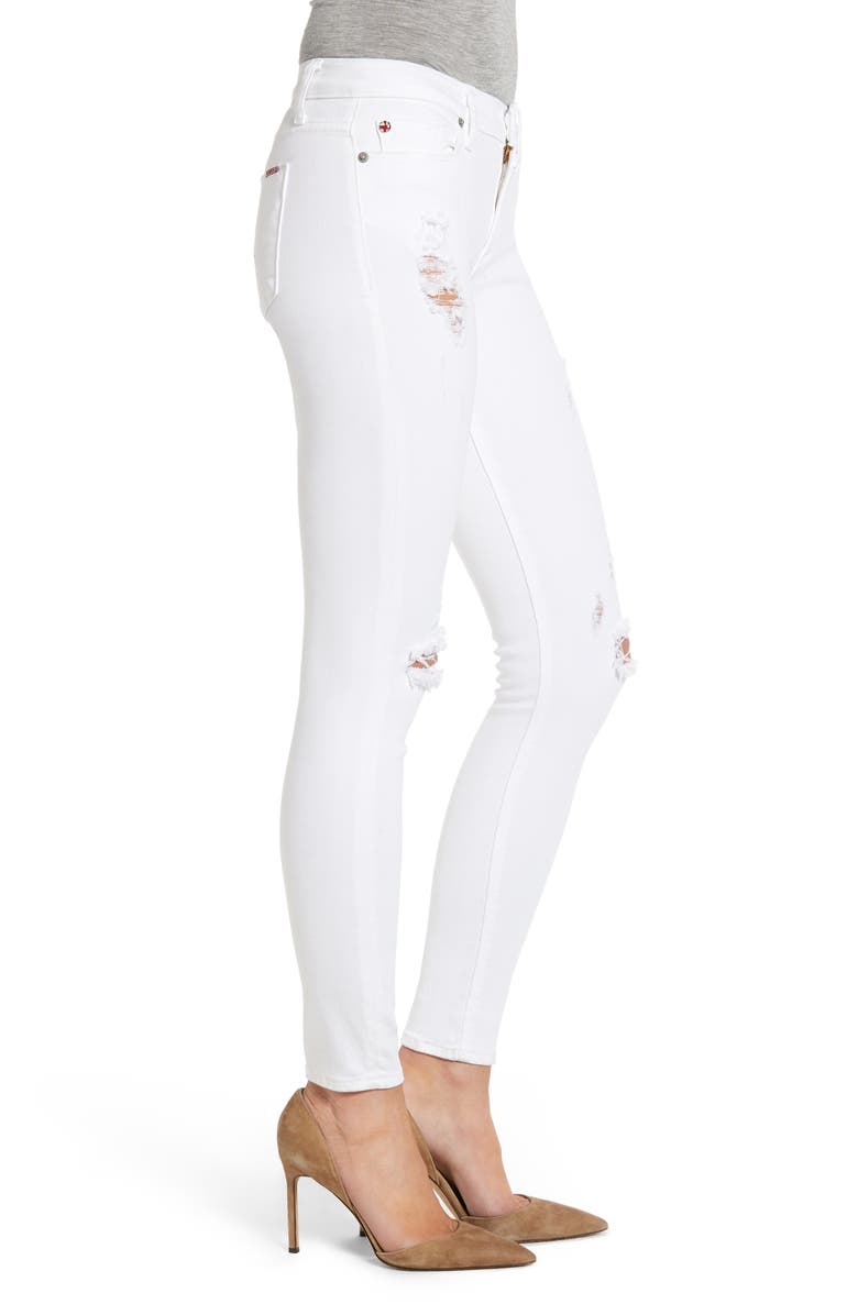 Hudson Jeans Hudson Nico Ripped Ankle Super Skinny Jeans, Alternate, color, 
