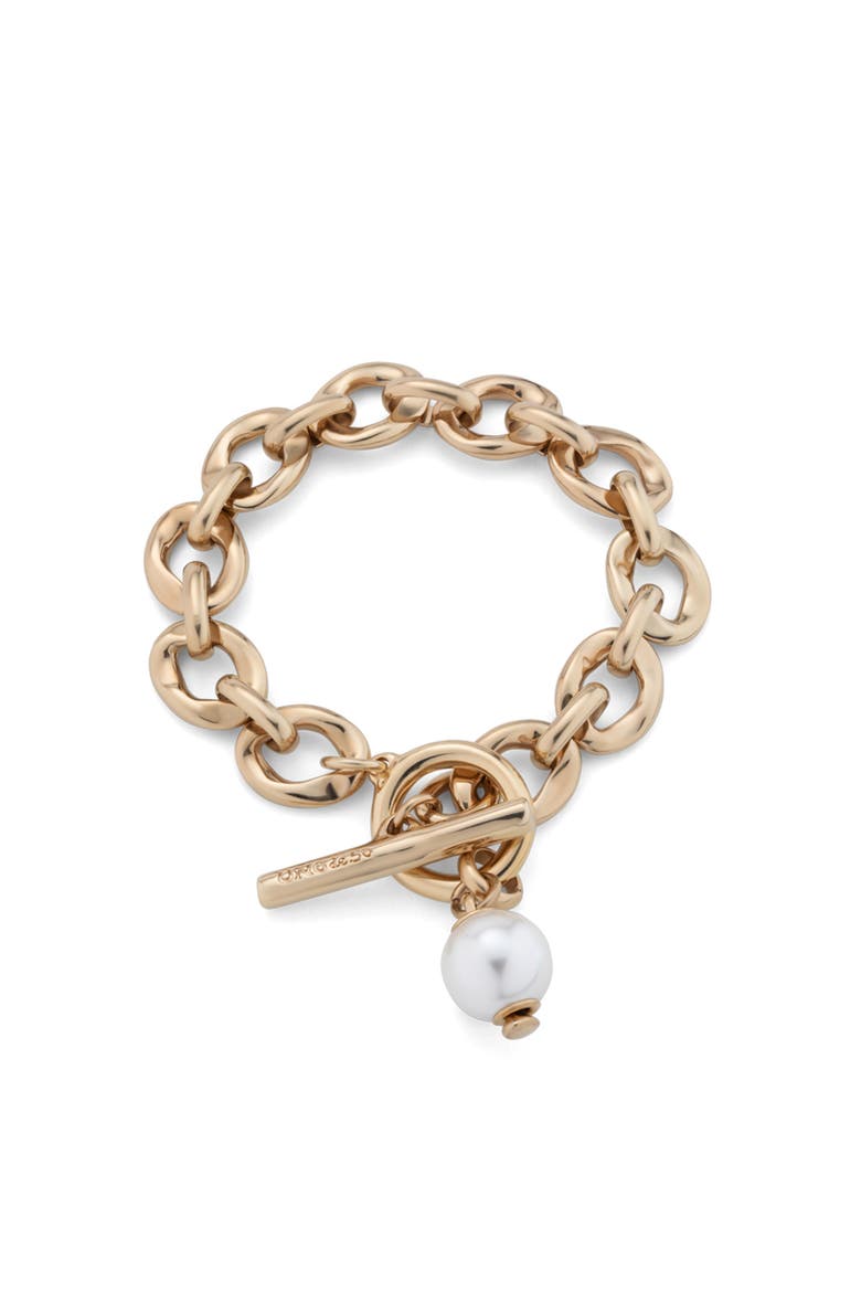 Luna Link Bracelet, Alternate, color, Gold