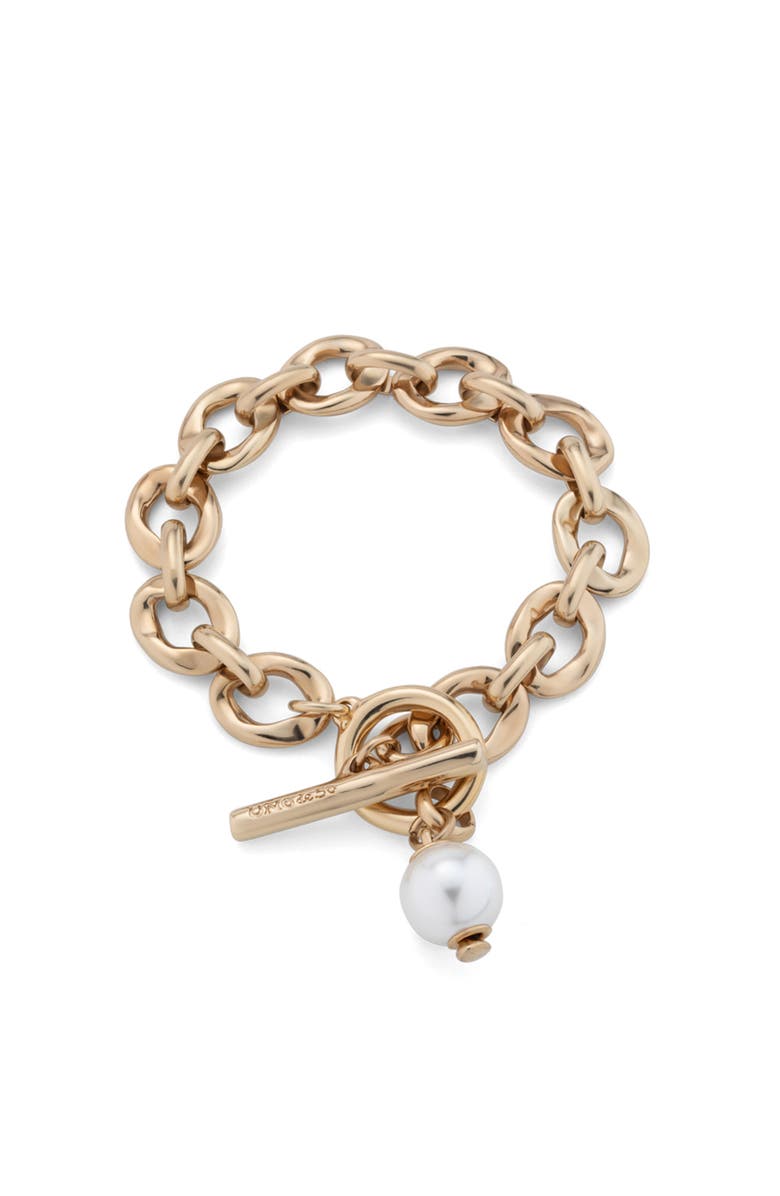UNODE50 Luna Link Bracelet, Alternate, color, Gold