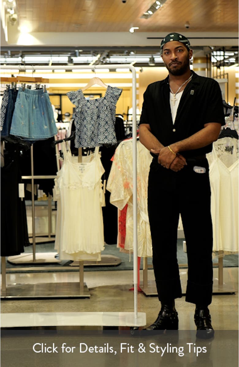 Kids' Embroidered Cotton Top, sales video thumbnail