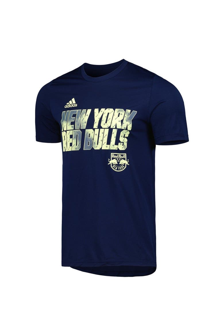 Men's adidas Navy New York Red Bulls Team Jersey Hook AEROREADY T-Shirt, Alternate, color, Navy