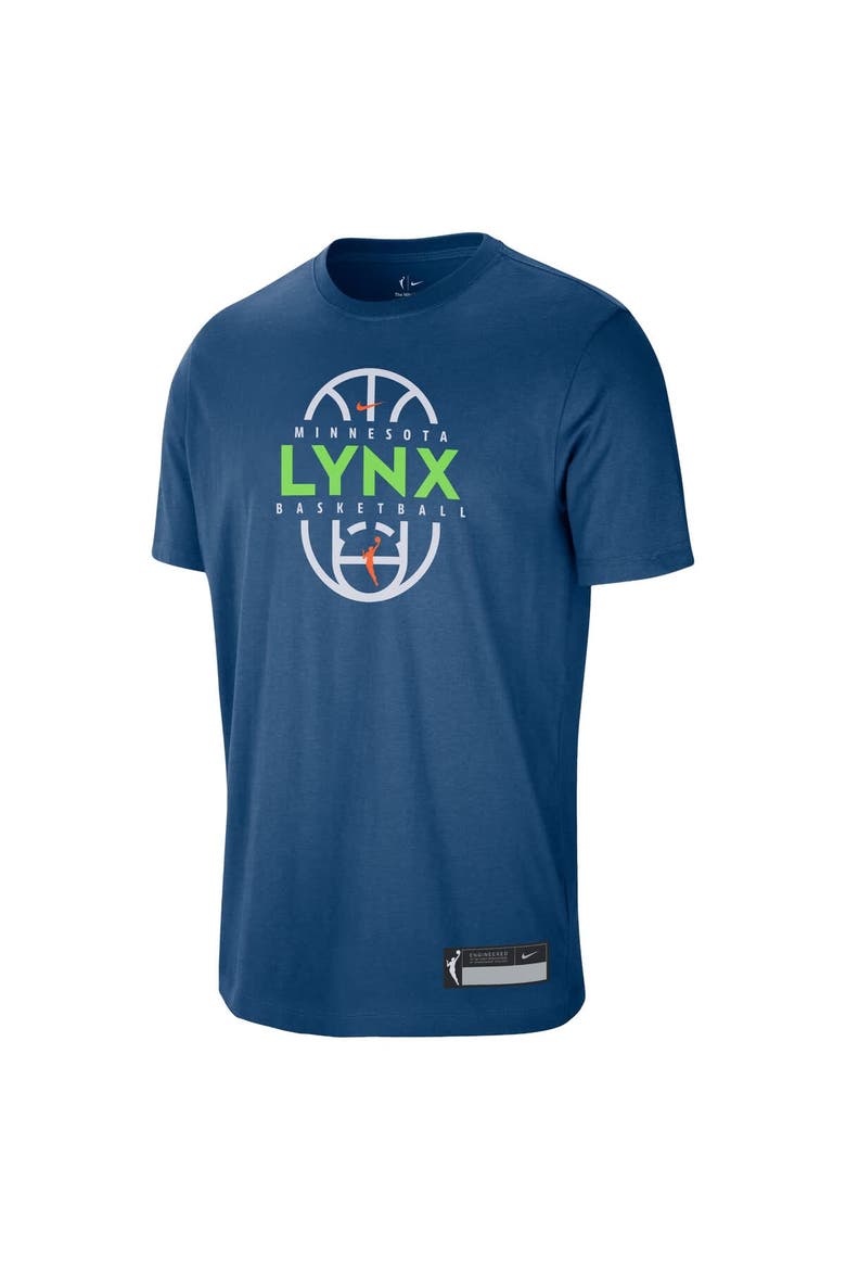Unisex Nike Blue Minnesota Lynx 2026 On-Court Authentic Practice Premium T-Shirt, Alternate, color, Blue