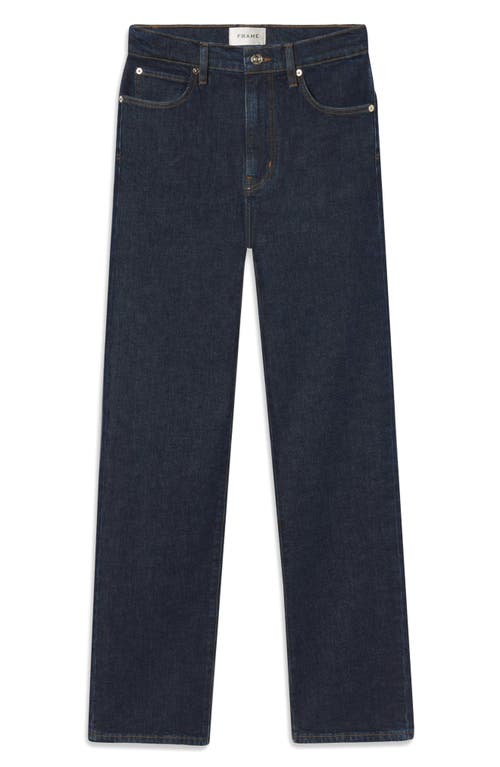 Frame The Ruler High Waist Straight Leg Jeans In Taboo