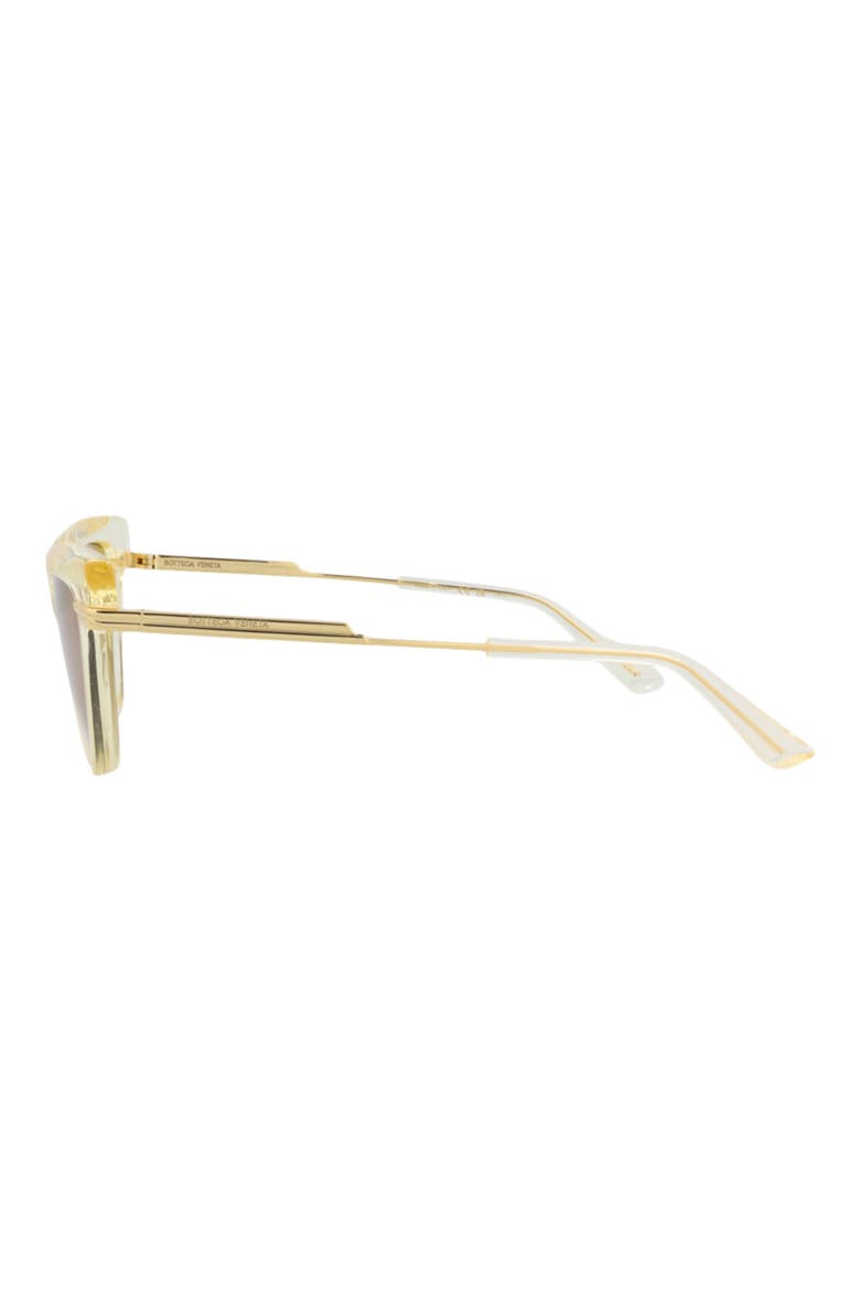 54mm Cat Eye Sunglasses, Alternate, color, YELLOW GOLD BROWN
