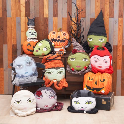Gallerie Ii Hazel Zombinaland Halloween Decorative Soft Figurine Pillow In Multi