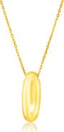 SIMONA Bubble Initial Pendant Necklace