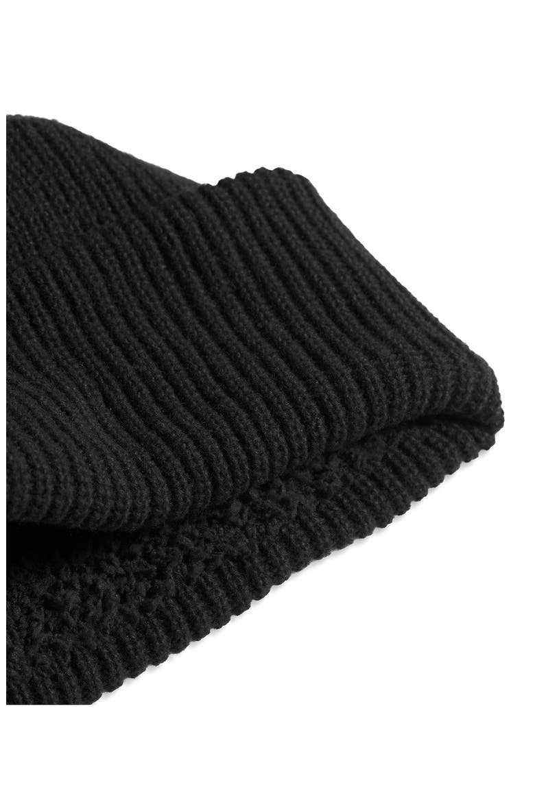 Salty Bae Knit Beanie, Alternate, color, TNF BLACK