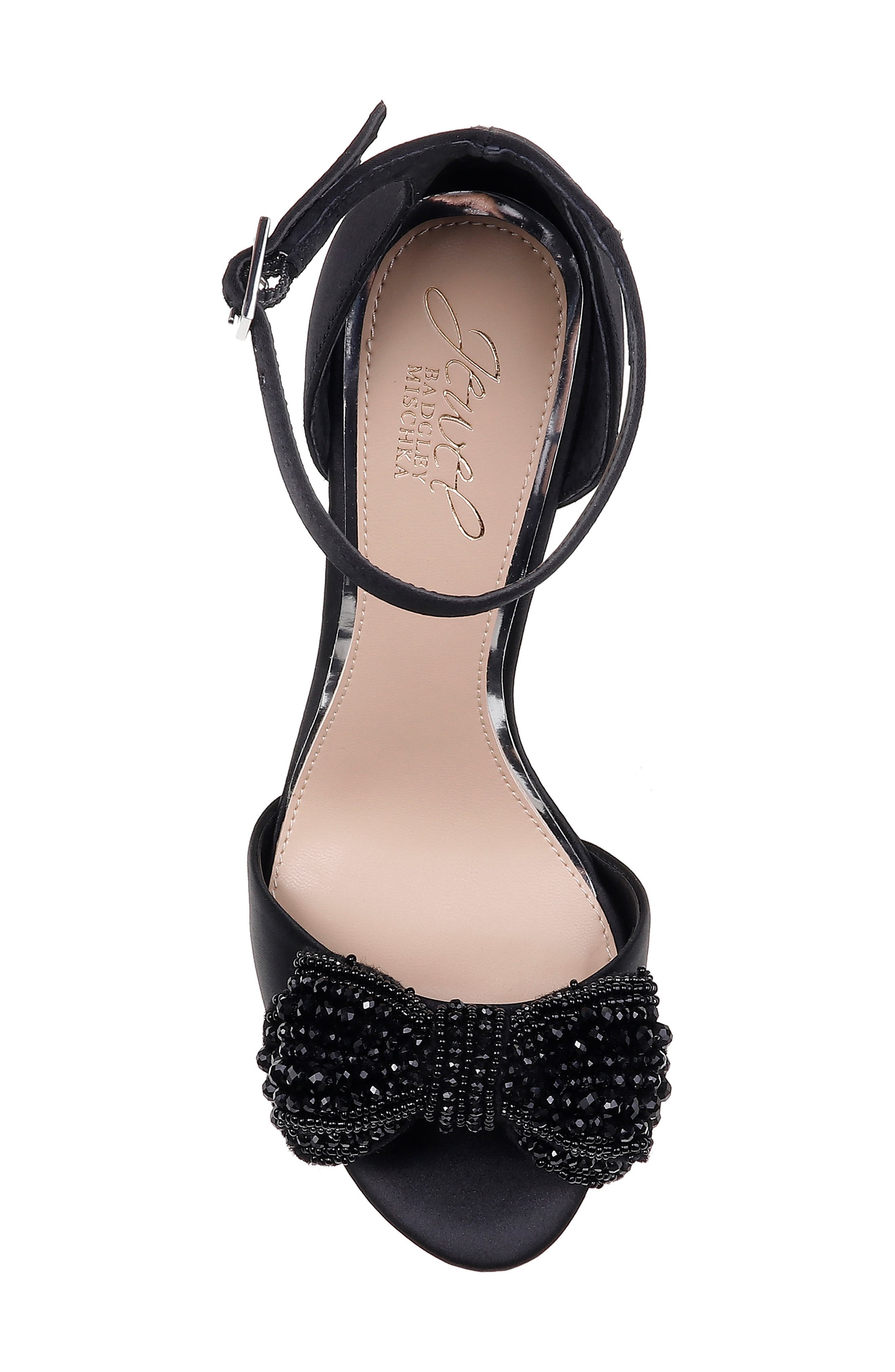 Jewel Badgley Mischka Zelina Bow Sandal, Alternate, color, 