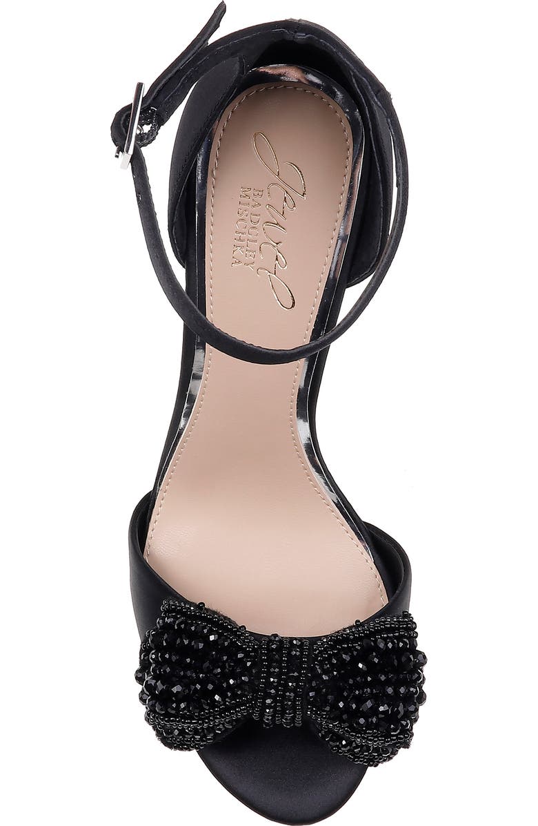Jewel Badgley Mischka Zelina Bow Sandal, Alternate, color,