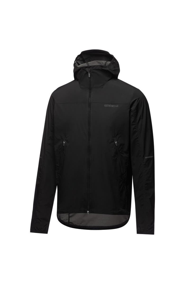 GOREWEAR Fernflow Hooded Windbreaker - Men's, Alternate, color, Black