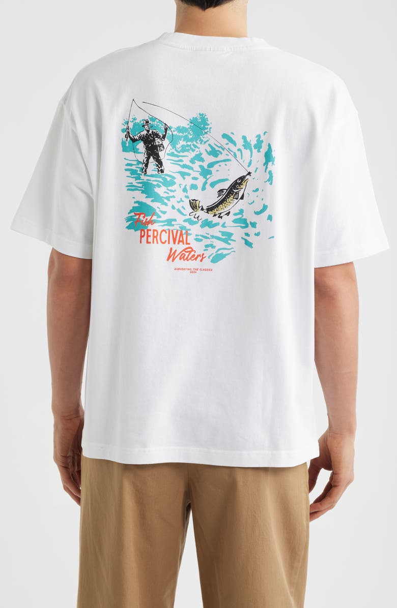 Percival Waters Graphic T-Shirt, Alternate, color, White