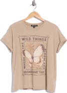 Vinyl Icons Wild Thing Butterfly Graphic T-Shirt
