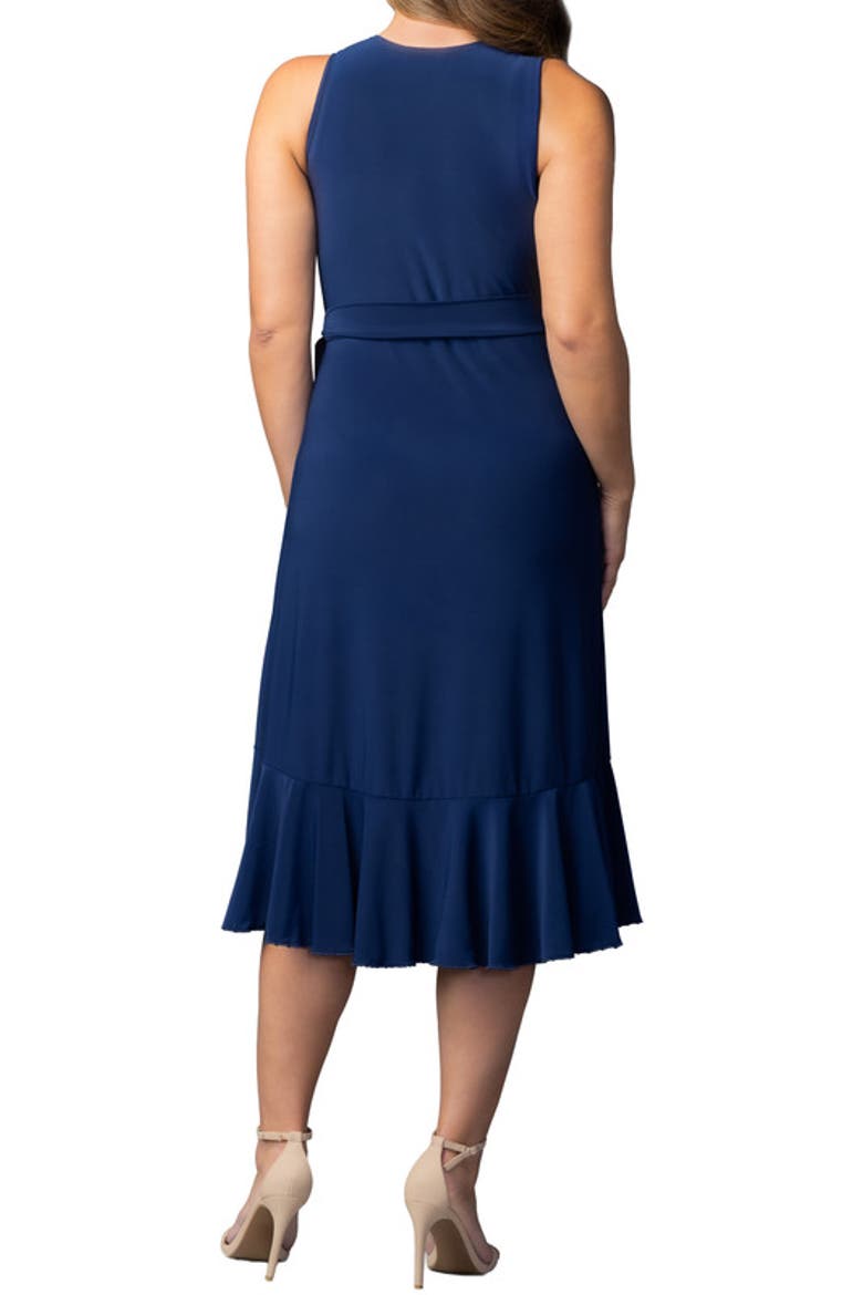 Laguna Sleeveless Wrap Dress, Alternate, color, Nouveau Navy