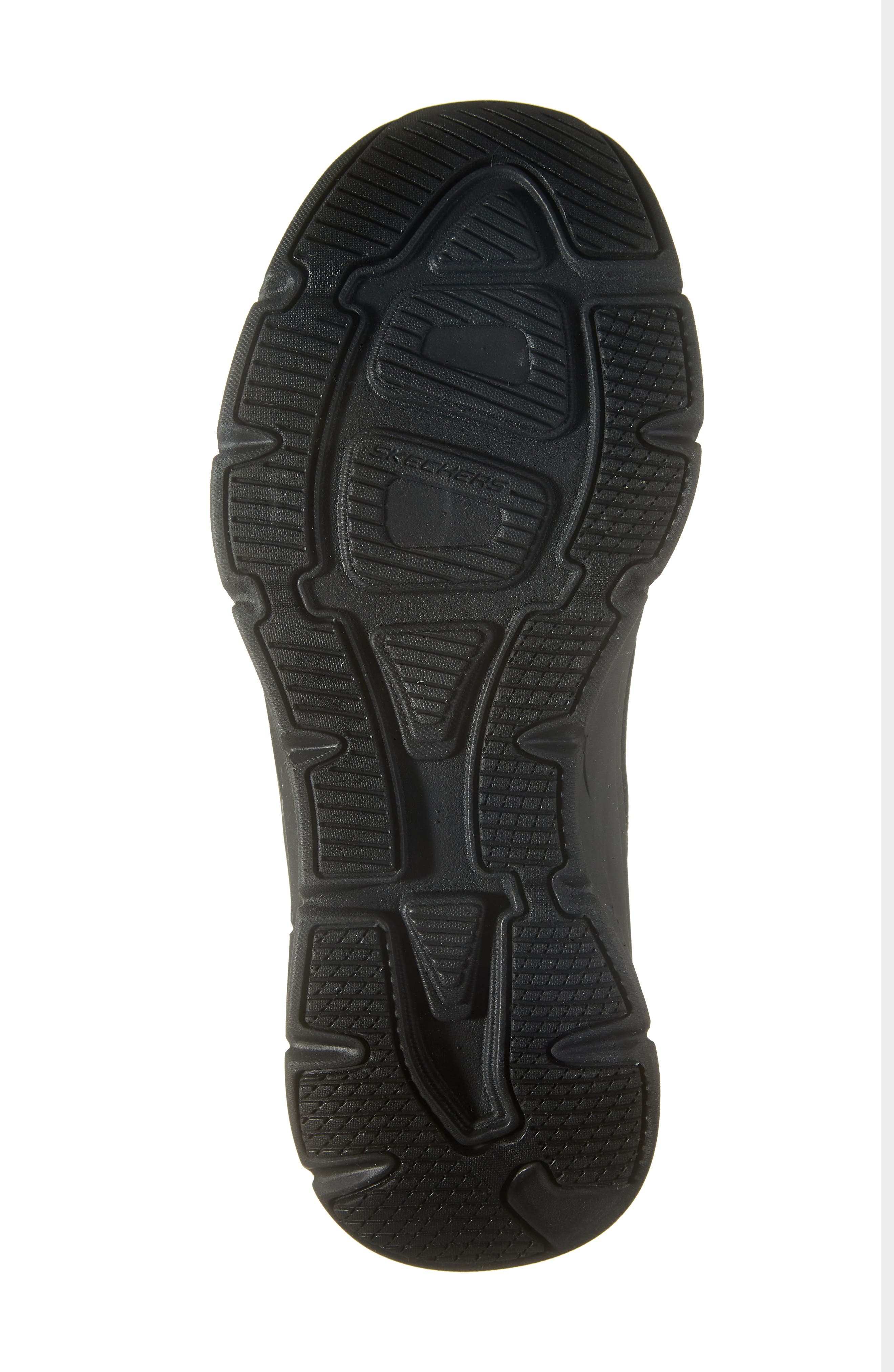 SKECHERS D'Lux Walker SR Sneaker, Alternate, color, 