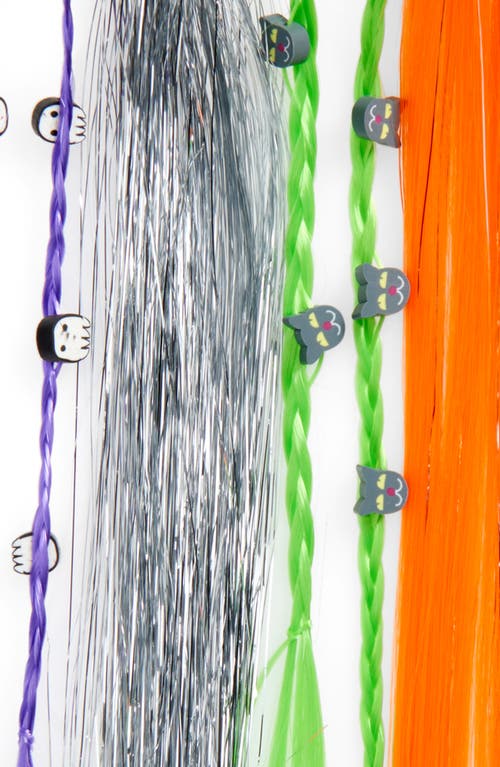Capelli New York Kids' 10-piece Spooky Braided Faux Hair Extensions In Multi