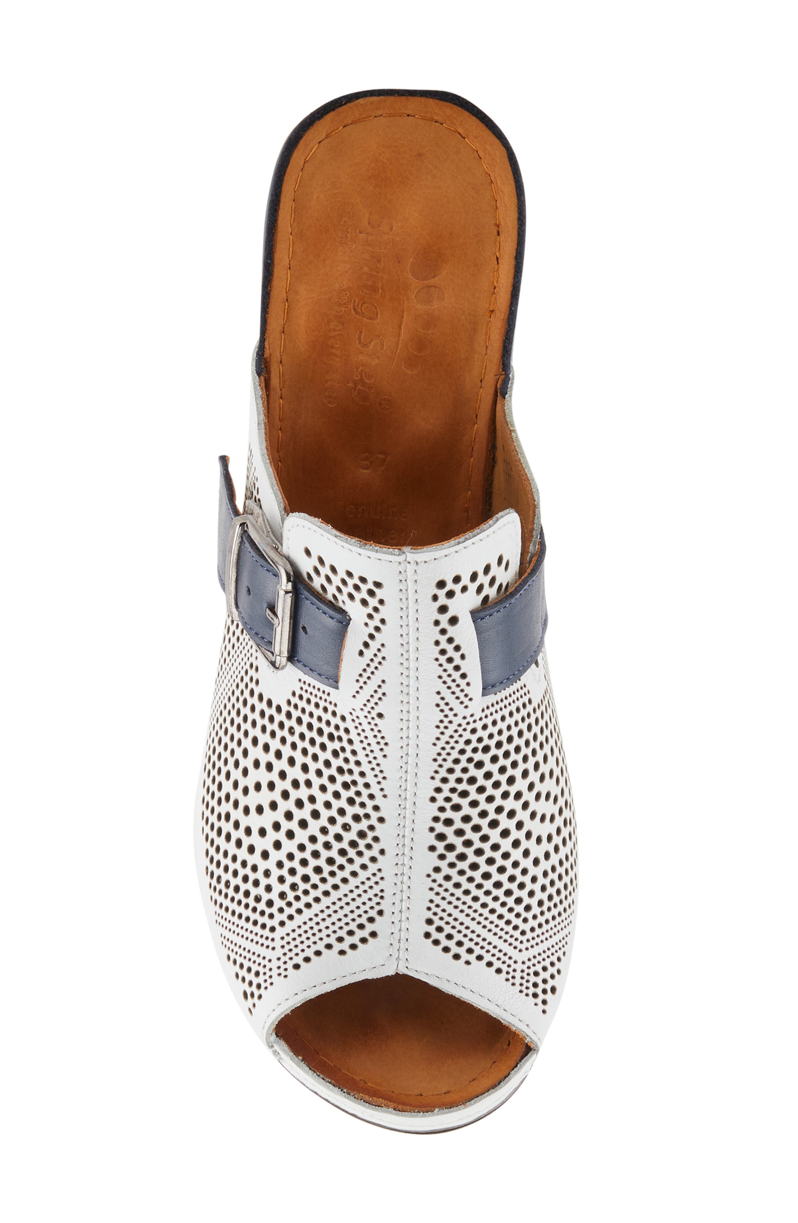 Spring Step Momelle Wedge Sandal, Alternate, color, White Multi