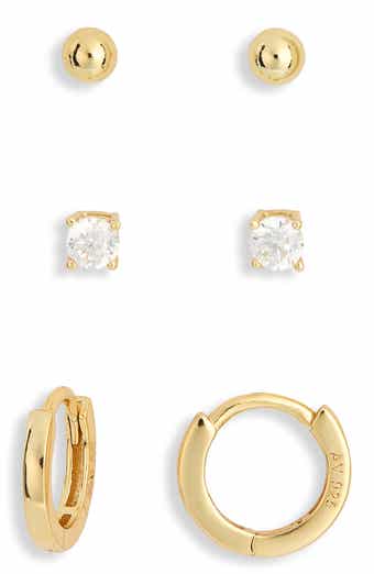 Classic Hoop & Stud Earrings Set