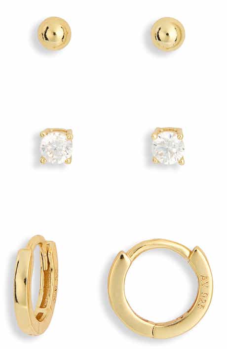 Classic Hoop & Stud Earrings Set