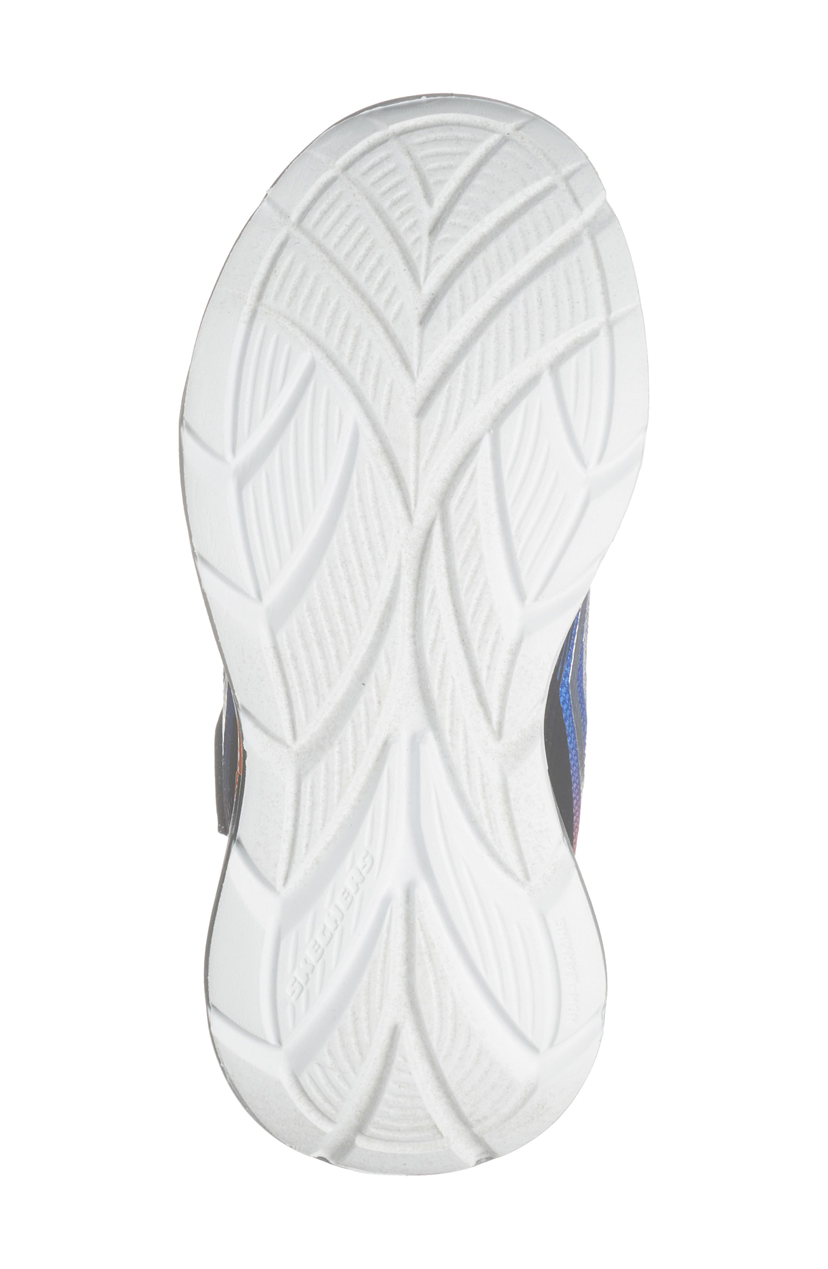 Kids' S-Lights® Flex-Glow Ultra Sneaker, Alternate, color, BLUE/ BLACK/ SILVER