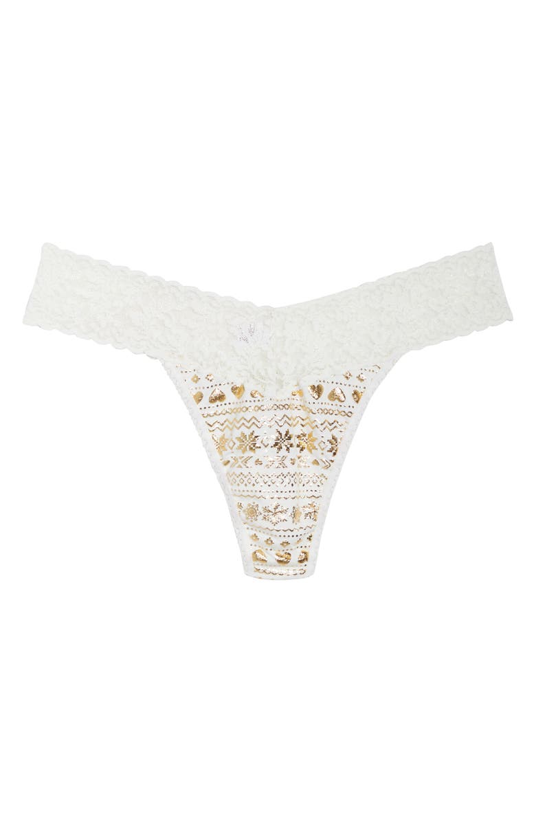 Hanky Panky Gift Wrap Original Rise Thong, Alternate, color, 