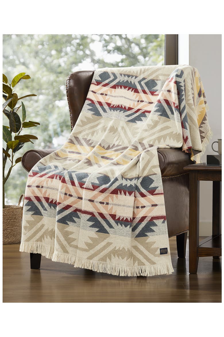 White Sands Throw Blanket, Alternate, color, IVORY