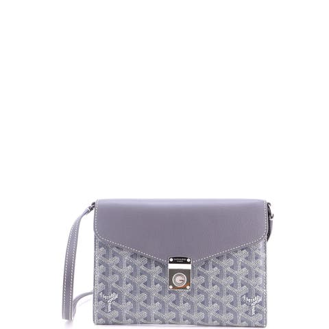 Chypre Wallet on Strap Coated Canvas with Leather