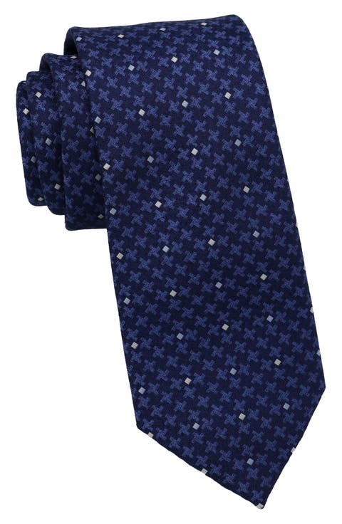 Dotted Houndstooth Tie